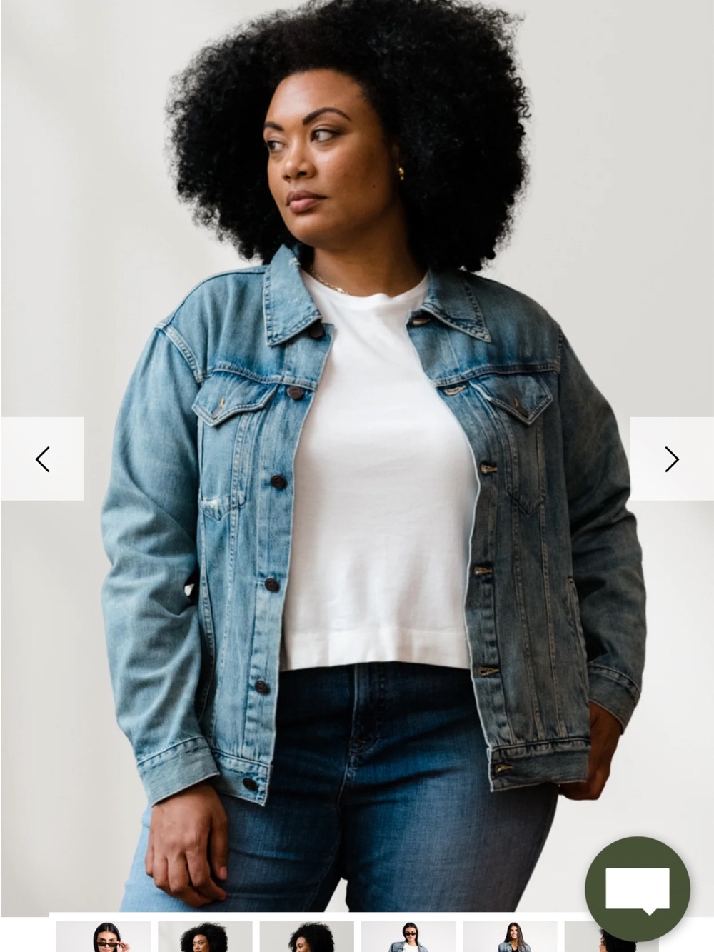 Classic Blue Denim Jacket - Able Merly Jacket - size small